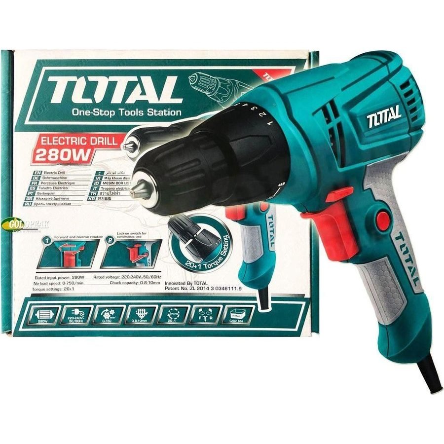 Total Total TD502106 Keyless Drill / Screwdriver, Power Tools Drills & Drivers — Southend Philippines
