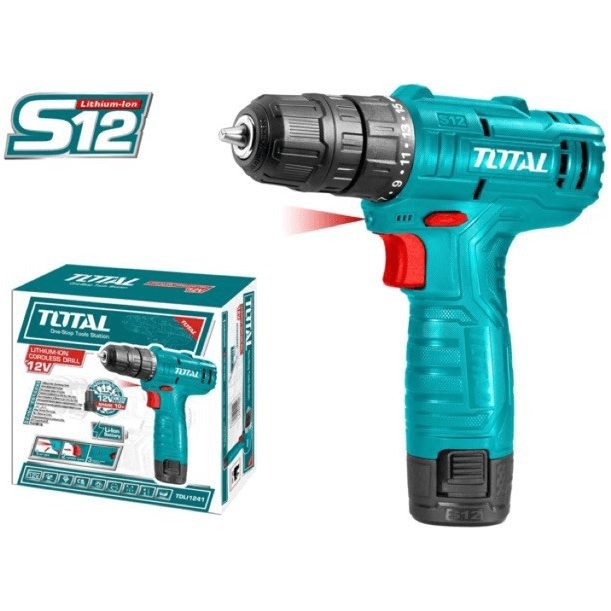 Total Total TDLI1241 12V Cordless Drill, Power Tools Drills & Drivers — Southend Philippines