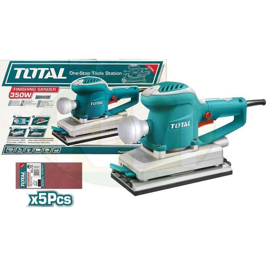 Total Total TF1302206 Finishing Sander 350W, Power Tools Sanders — Southend Philippines
