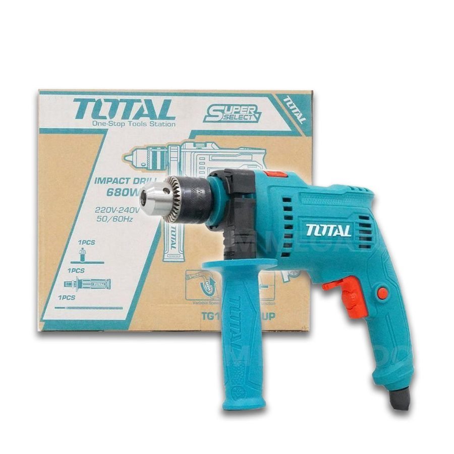 Total Total TG1061356UP Hammer Drill / Impact Drill 680W (SS), Power Tools Drills & Drivers — Southend Philippines