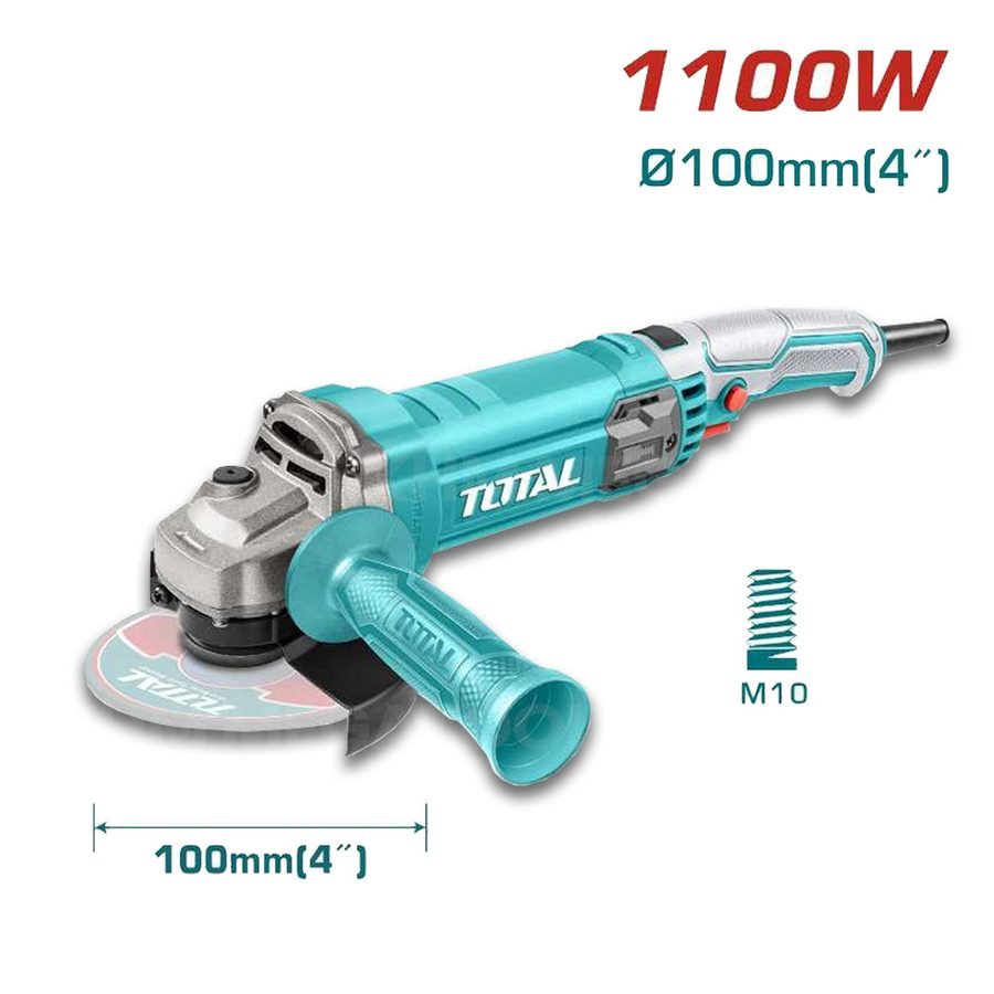 Total Total TG11010056 Angle Grinder 4" 1,100W, Power Tools Grinders — Southend Philippines