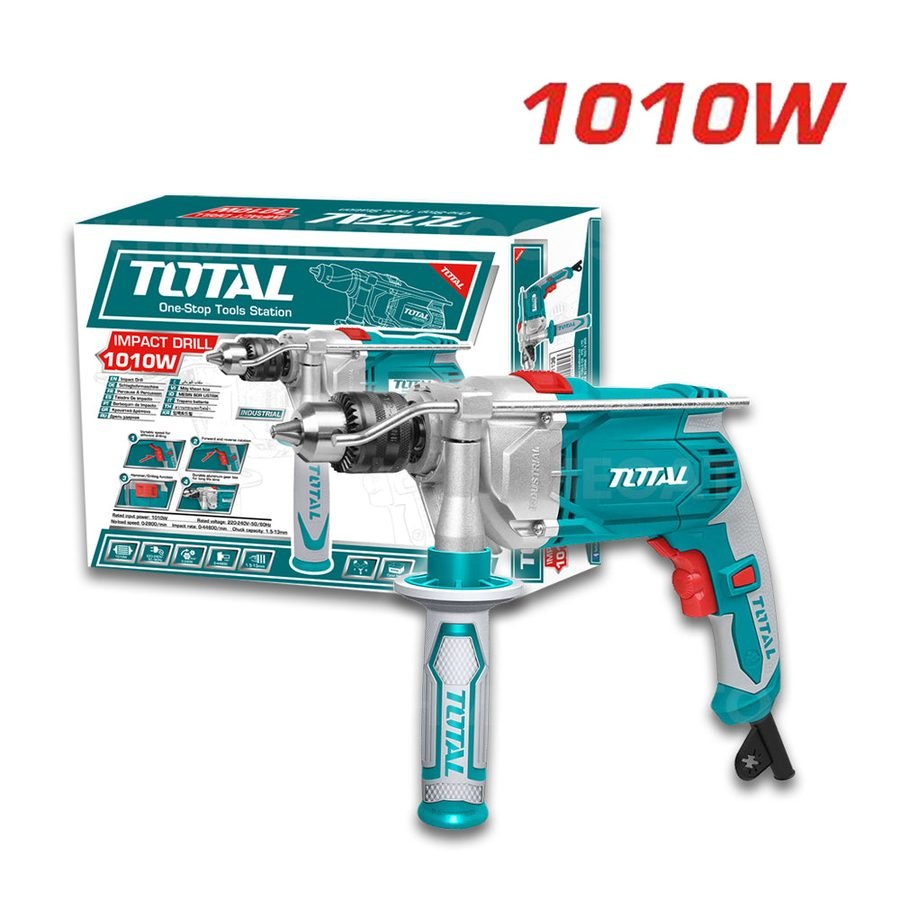 Total Total TG111136 Impact Drill / Hammer Drill 1,010W, Power Tools Drills & Drivers — Southend Philippines