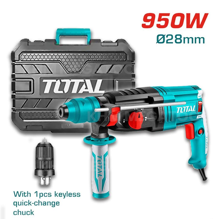 Total Total TH309288-2 Rotary Hammer 950W W/ Chuck, Power Tools Rotary & Demolition — Southend Philippines