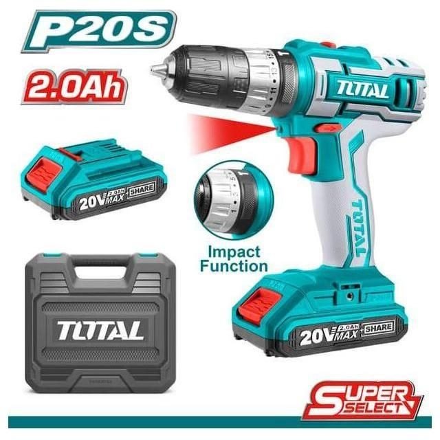 Total Total TIDLI200215 20V Cordless Hammer Drill, Power Tools Drills & Drivers — Southend Philippines