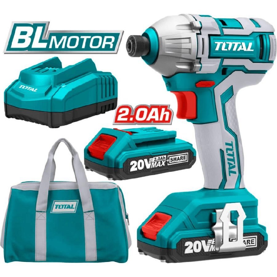 Total Total TIRLI2002 20V Cordless Impact Driver, Power Tools Drills & Drivers — Southend Philippines