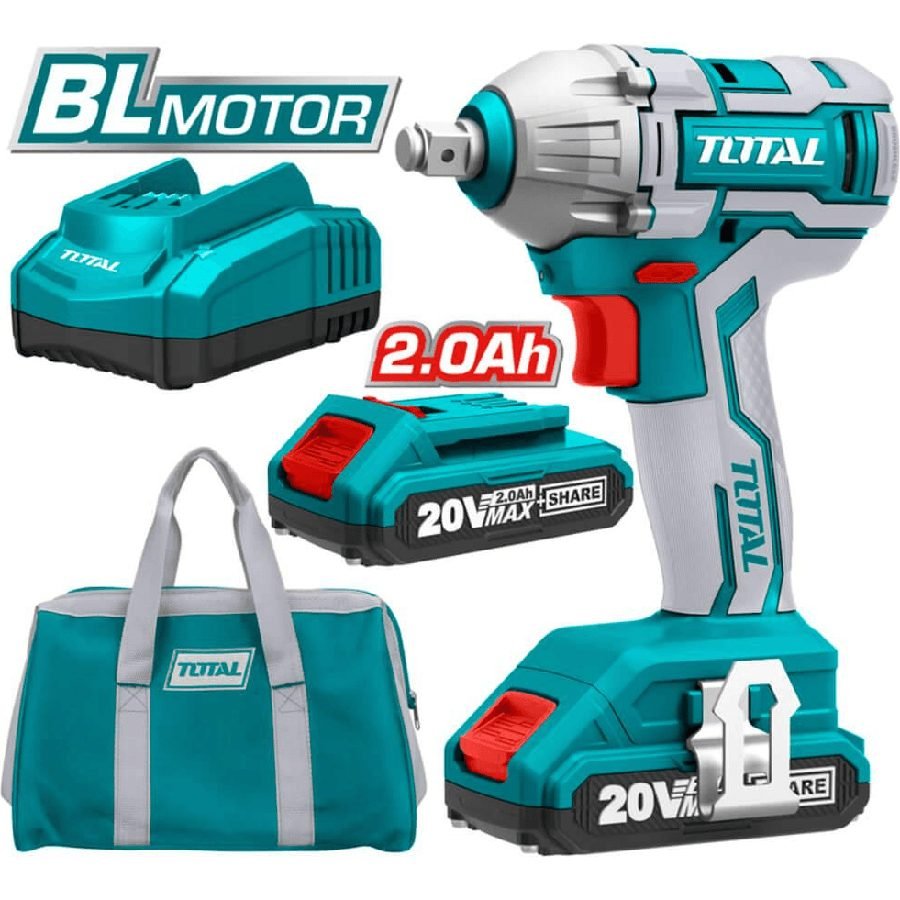 Total Total TIWLI2001 20V Cordless Impact Wrench, Power Tools Drills & Drivers — Southend Philippines