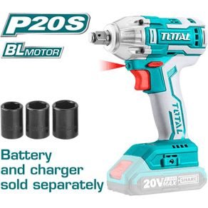 Total Total TIWLI20010 Li-Ion Impact Wrench W/O Battery & Charger, Power Tools Drills & Drivers — Southend Philippines