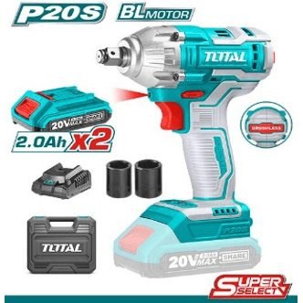 Total Total TIWLI2038 Cordless Impact Wrench W/ Case, Power Tools Drills & Drivers — Southend Philippines