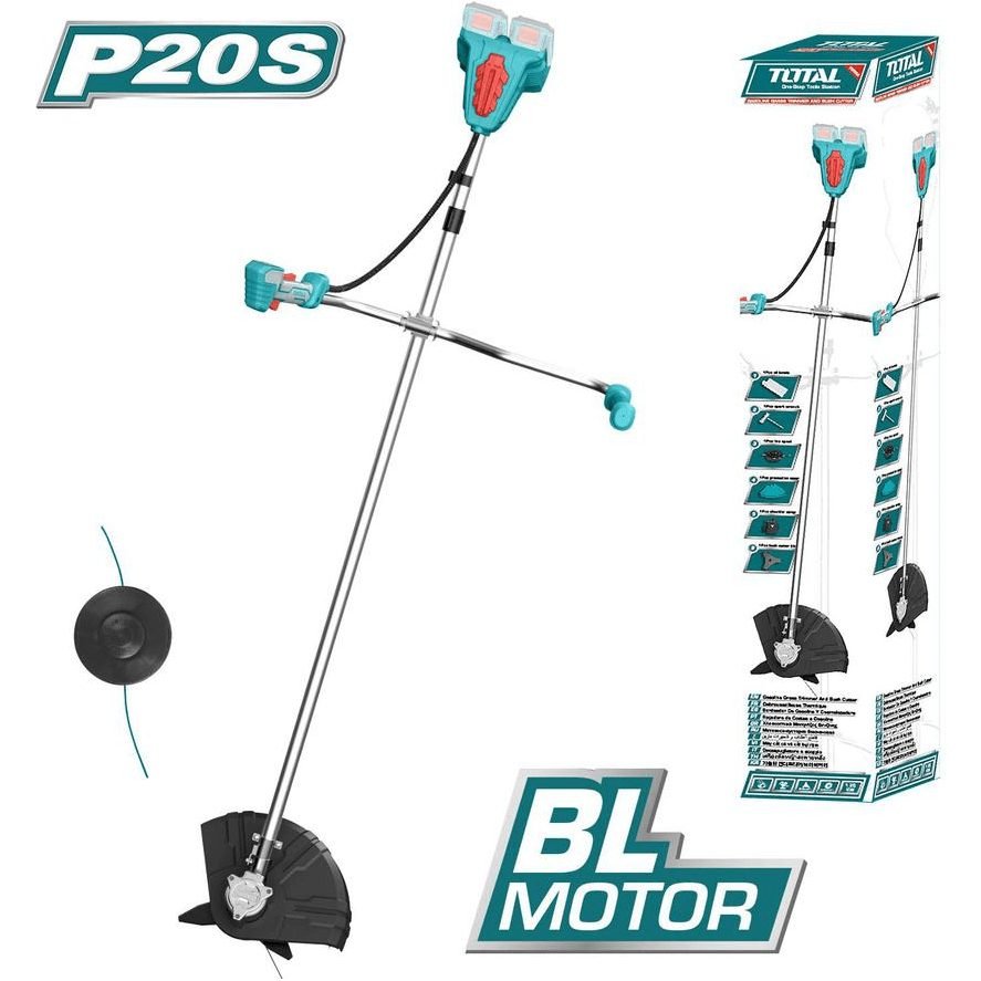 Total Total TSTLI20018 40V Cordless String Trimmer And Brush Cutter (Bare), Power Tools Routers & Planers — Southend Philippi