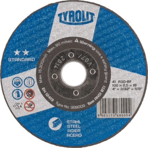 Tyrolit Straight Cut Off Wheel [Standard], Power Tools Grinders — Southend Philippines