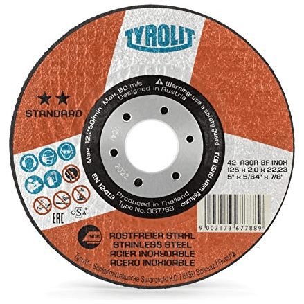 Tyrolit Super Thin Cut Off Wheel [Basic], Power Tools Grinders — Southend Philippines