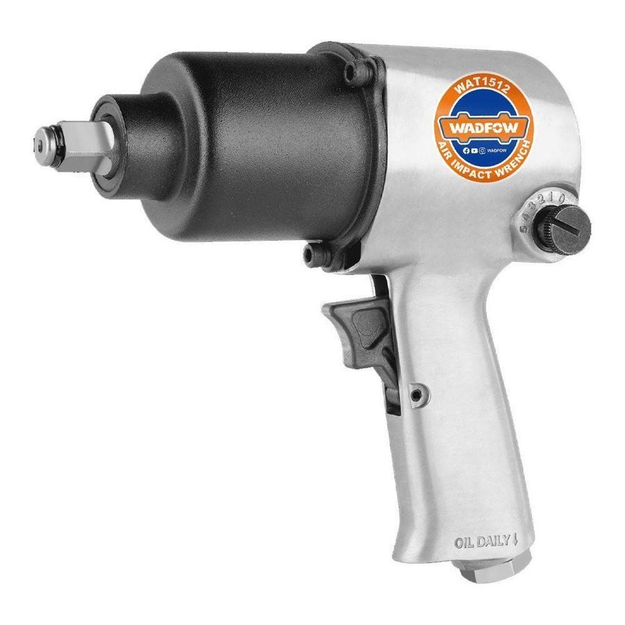 Wadfow Wadfow WAT1512 Air Impact Wrench 1/2"-DR., Power Tools Drills & Drivers — Southend Philippines