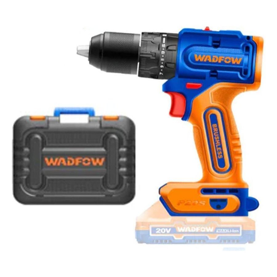 Wadfow Wadfow WCDP551 Cordless Li-Ion Impact Drill 20V 1.5Ah, Power Tools Drills & Drivers — Southend Philippines