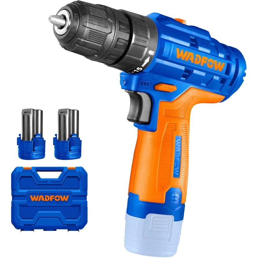 Wadfow Wadfow WCDS525 Li-Ion Cordless Drill 12V, Power Tools Drills & Drivers — Southend Philippines
