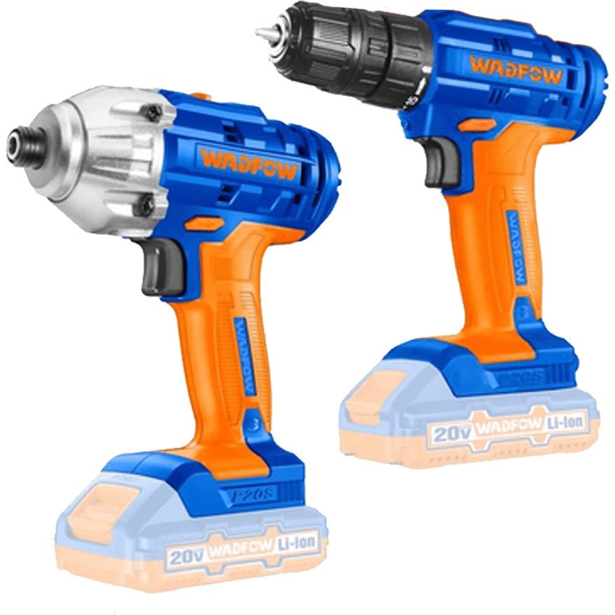 Wadfow Wadfow WCK2016 Li-Ion Cordless 20V 2 Pcs Combo Kit, Power Tools Batteries & Chargers — Southend Philippines