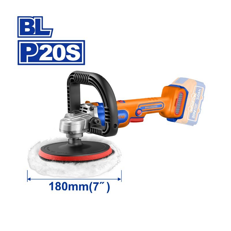 Wadfow Wadfow WHL1B18 Cordless Brushless Polisher 20V (Bare), Power Tools Grinders — Southend Philippines