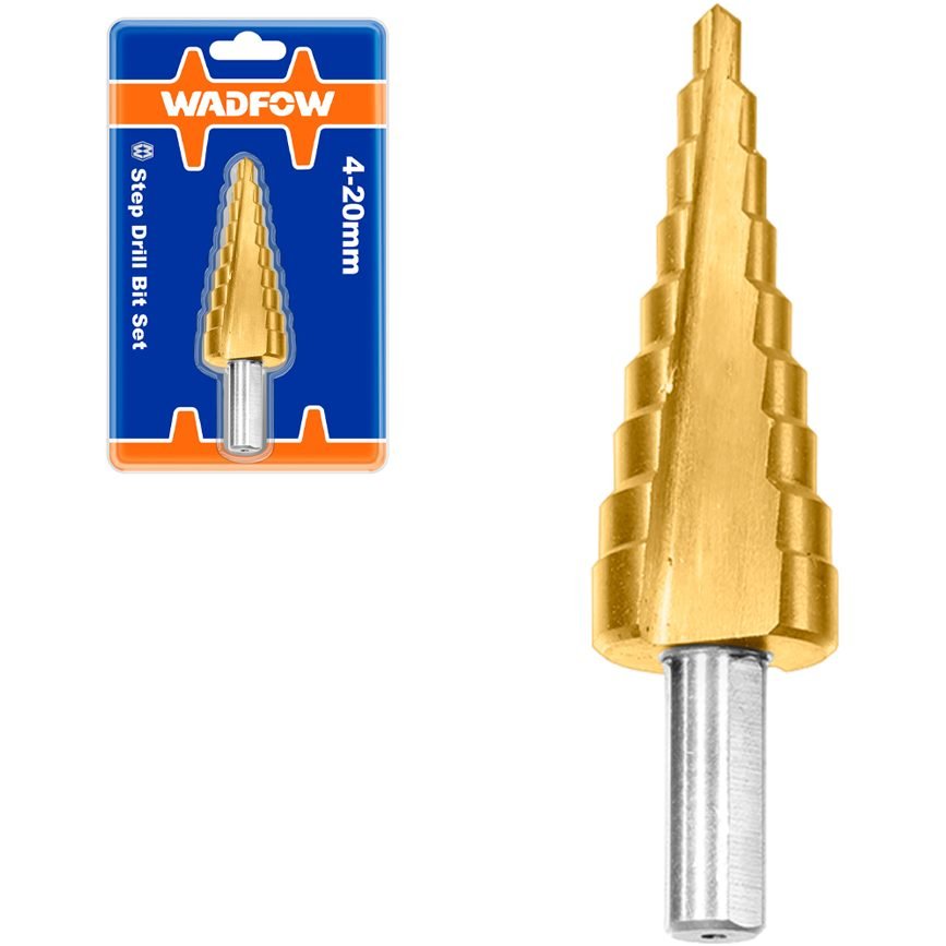 Wadfow Wadfow WJD1402 Step Drill Bit 4-20mm, Power Tools Drills & Drivers — Southend Philippines