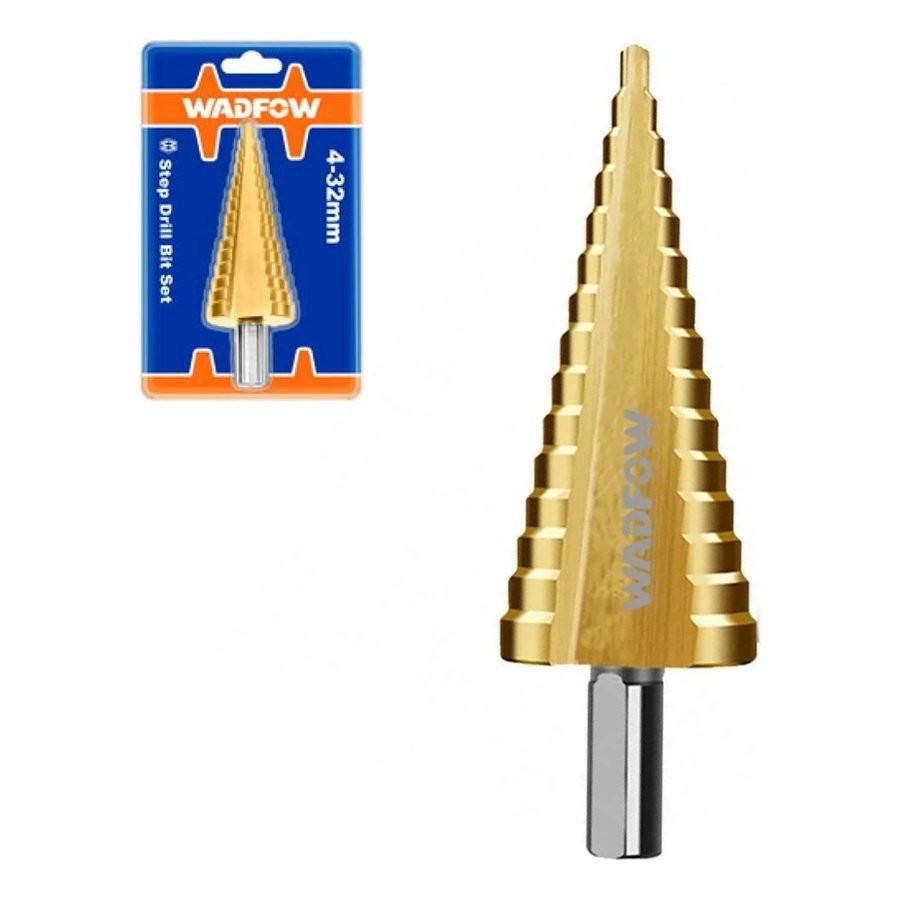 Wadfow Wadfow WJD1403 Step Drill Bit 4-32mm, Power Tools Drills & Drivers — Southend Philippines