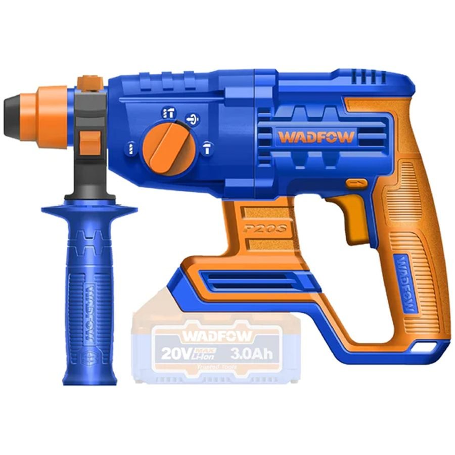 Wadfow Wadfow WLM15220 Li-Ion Rotary Hammer 22MM 20V (Bare), Power Tools Rotary & Demolition — Southend Philippines