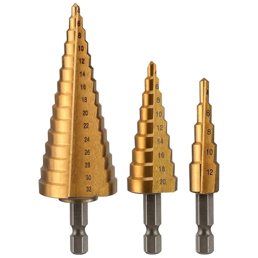 WorkPro Workpro WP400423WE Straight Step Drill Bit Set 3 Pcs, Power Tools Drills & Drivers — Southend Philippines