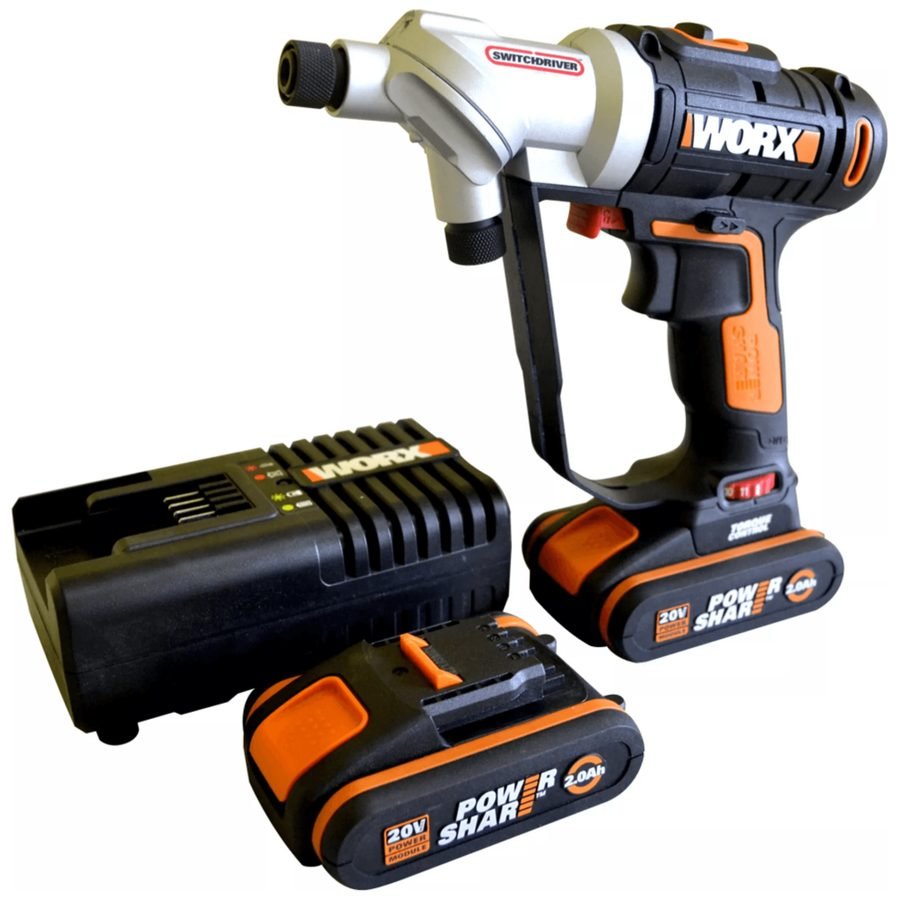 Worx WX176.3 20V Cordless 2in1 Switch Drill / Impact Driver, Power Tools Drills & Drivers — Southend Philippines