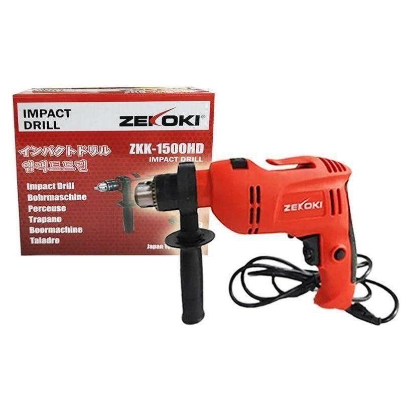 Zekoki Zekoki ZKK-1500HD Hammer / Impact Drill 13mm 550W, Power Tools Drills & Drivers — Southend Philippines