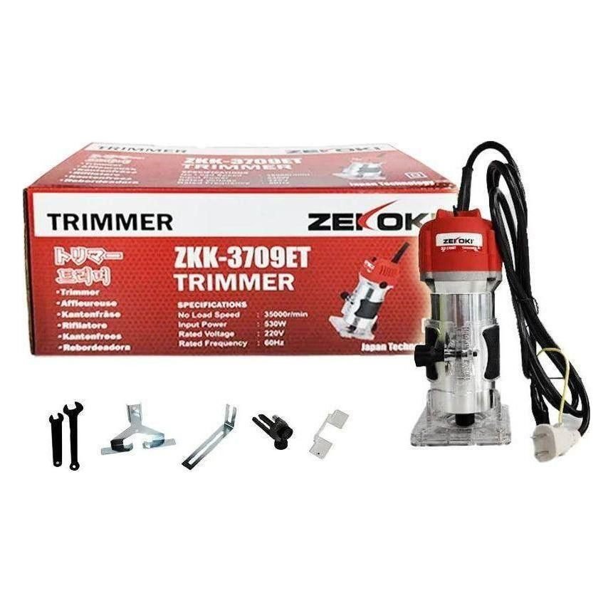 Zekoki Zekoki ZKK-3709ET Palm Router / Trimmer 530W 1/4", Power Tools Routers & Planers — Southend Philippines