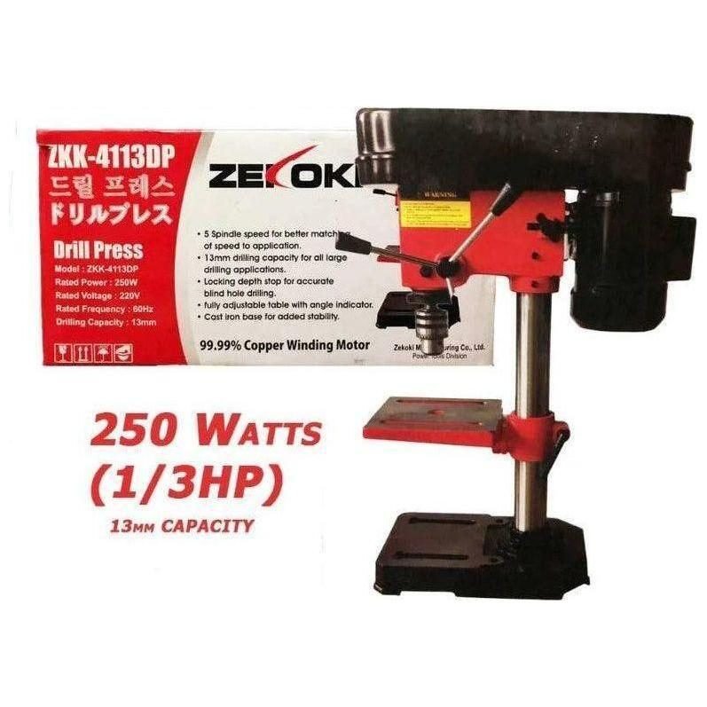 Zekoki Zekoki ZKK-4113DP / ZKK-4113DPX Bench Drill Press 250W (1/3HP), Power Tools Drills & Drivers — Southend Philippines