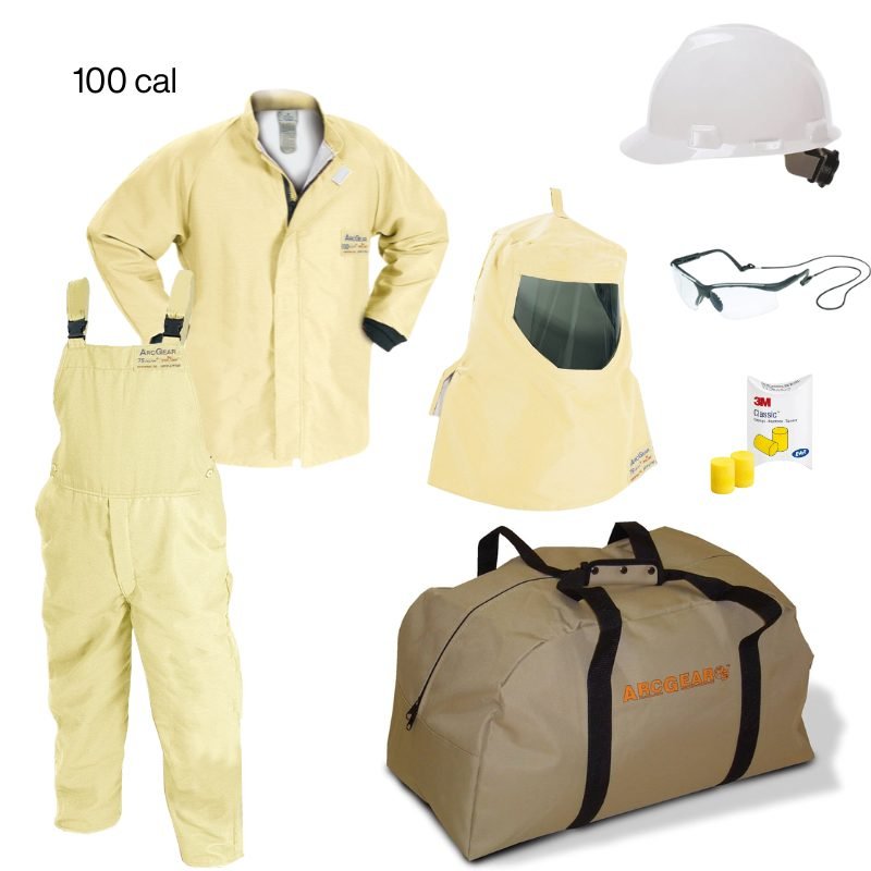 Arc Flash Kit 75 Cal - 100 Calorie With Jacket And Bib Overall