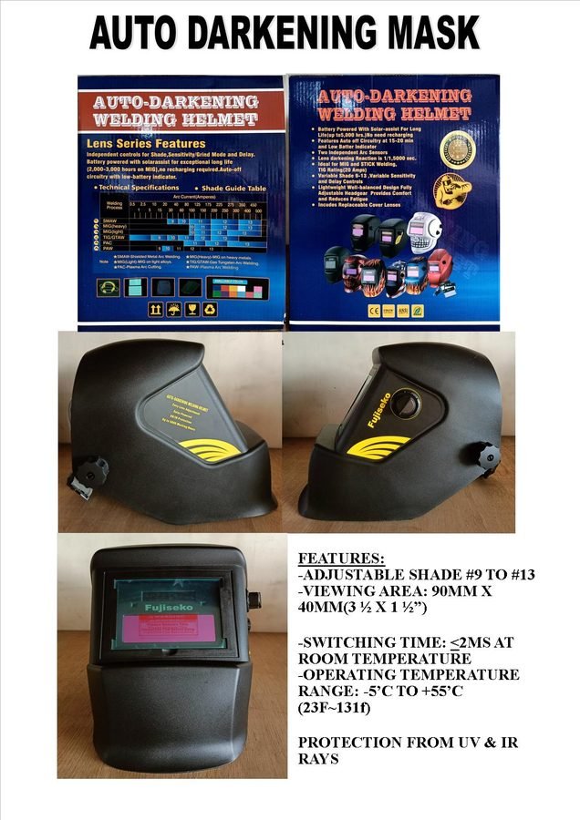 Auto Darkening Welding Mask
