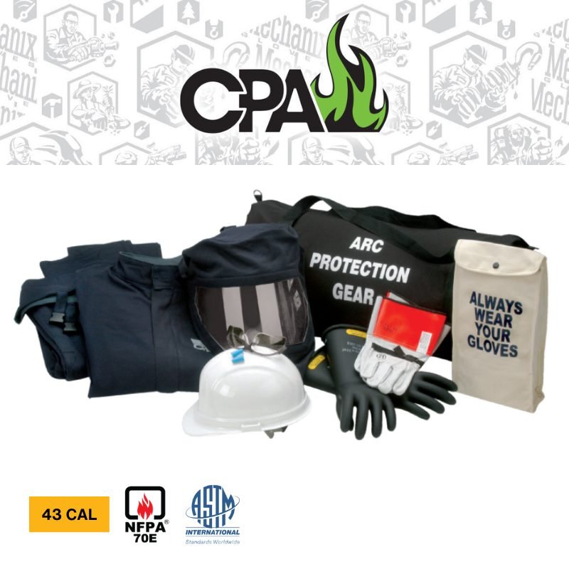 CPA Arc Flash Kit AG43 - 43 Calorie With Jacket And Bib Overall, HRC 4