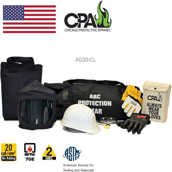 CPA Arc Flash Suit AG20-CL - 20 Calorie With Coat And Leggings, HRC 2