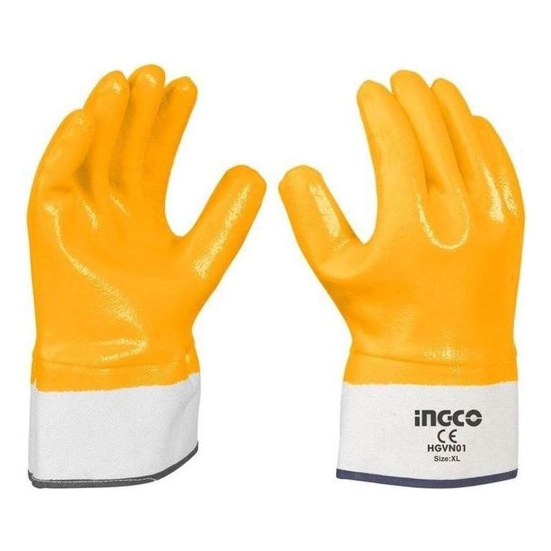 Ingco Ingco HGVN01 Nitrile Gloves (Fully Coated Gloves), PPE Hand Protection — Southend Philippines