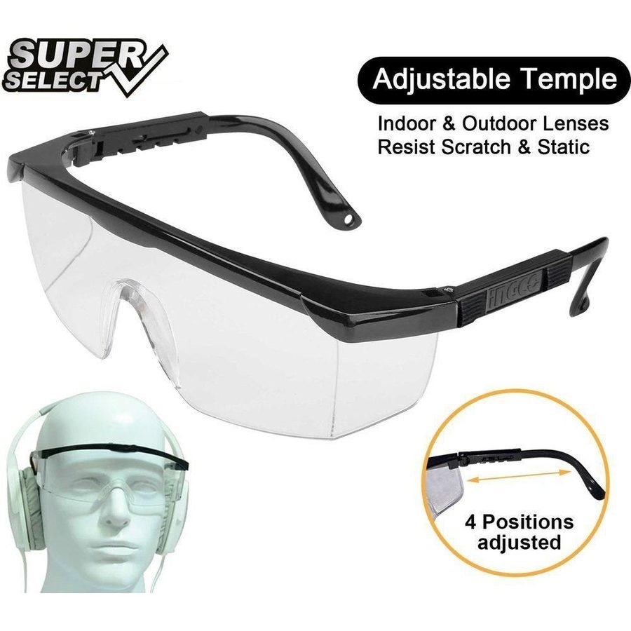 Ingco Ingco HSG142 Safety Shades / Goggles (SS), PPE Eye & Face — Southend Philippines
