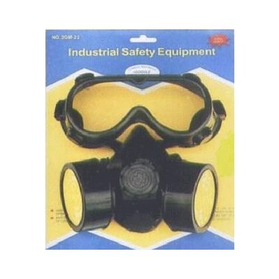 John Benzen 2GM22 Black Double Respirator (W/ Goggles), PPE Eye & Face — Southend Philippines