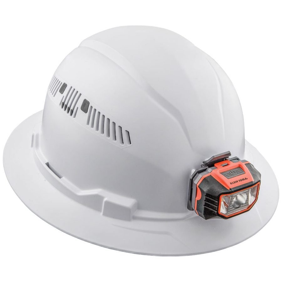 Klein Klein 60407 Full Brim W/ Headlamp Vented Hard Hat, PPE Head Protection — Southend Philippines