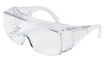 MCR Crews® Yukon Safety Glasses OTG CL, 9810XL, Clear Coated Lens