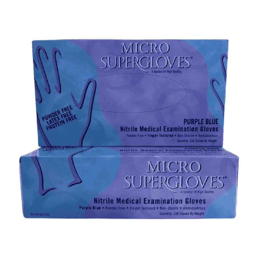Microsuper Nitrile Gloves Disposable, PPE Hand Protection — Southend Philippines