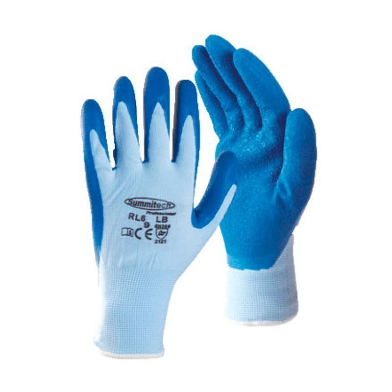 RL6-LB KNITED WHITE LATEX COATED, PPE Hand Protection — Southend Philippines