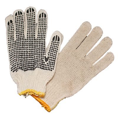 Spiderking SPIDERKING® Cotton Knitted Gloves – Dotted Palm, PPE Hand Protection — Southend Philippines