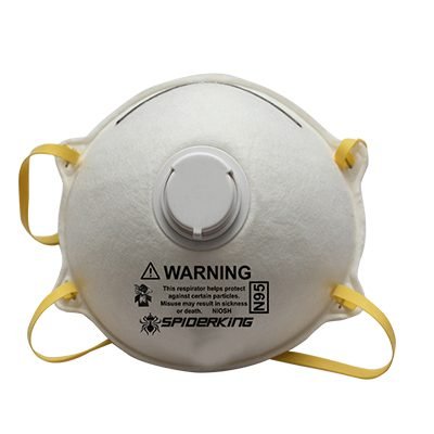 Spiderking SPIDERKING® Dust Mask: N95 With Valve, PPE Respiratory — Southend Philippines