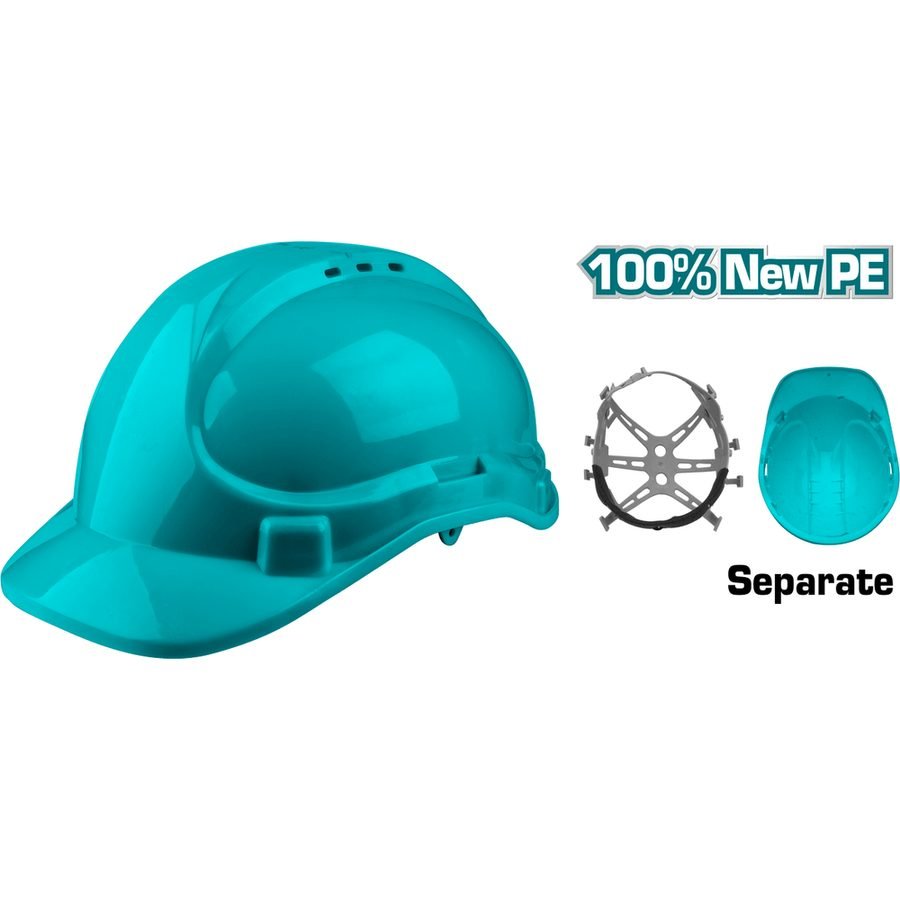 Total Total Safety Helmet / Construction Helmet (PE Shell), PPE Head Protection — Southend Philippines