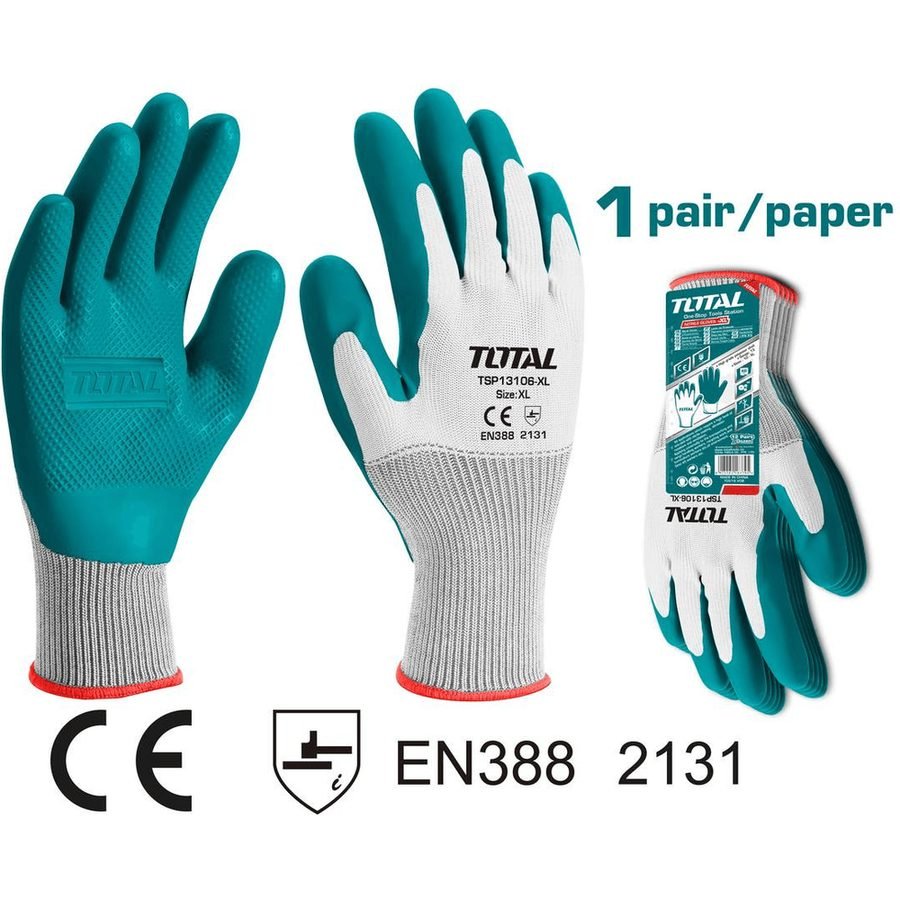 Total Total TSP13106-XL Latex Gloves, PPE Hand Protection — Southend Philippines