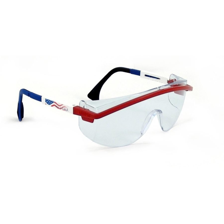 UVEX ASTROSPEC 3000 SAFETY SPECTACLES PATRIOT RWB FRAME, PPE Eye & Face — Southend Philippines