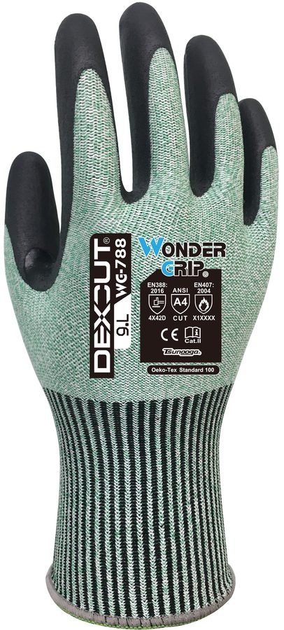 Wonder Grip WG-788 Dexcut Nitrile Cut Protection Gloves