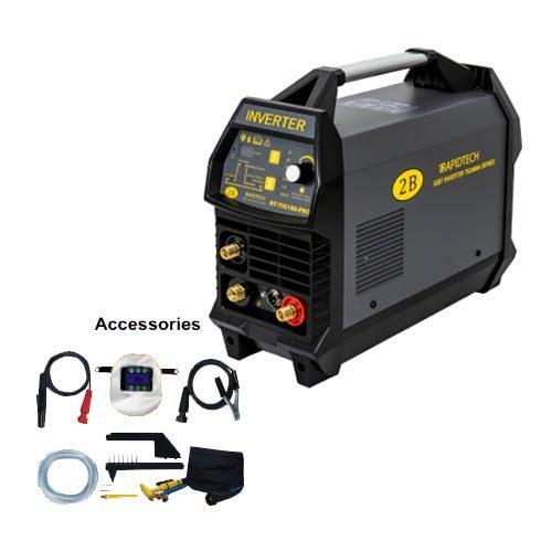2B RT-TIG180-PRO IGBT Inverter TIG/MMA Welding Machine (Rapidtech Series