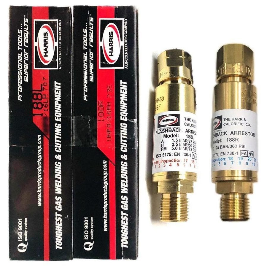 Harris Harris 188L/188R Flashback Arrestor For Welding & Cutting Outfit, Welding Supplies Torches & Cutting — Southend Philip