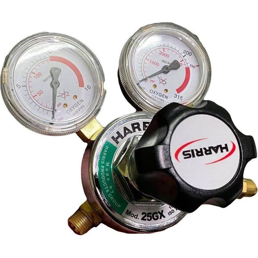 Harris Harris 25GX Oxygen Regulator (540) For Welding & Cutting Outfit, Welding Supplies Regulators & Gauges — Southend Phili