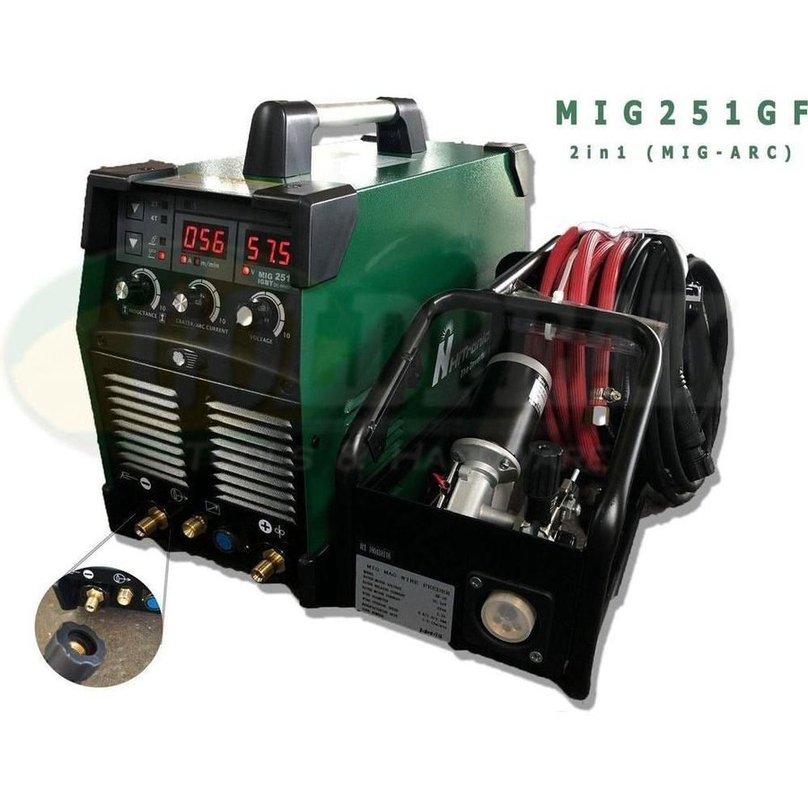 Hitronic MIG 251GF DC Inverter Welding Machine 2-In-1 (MIG-ARC), Welding Supplies Welding Machines — Southend Philippines