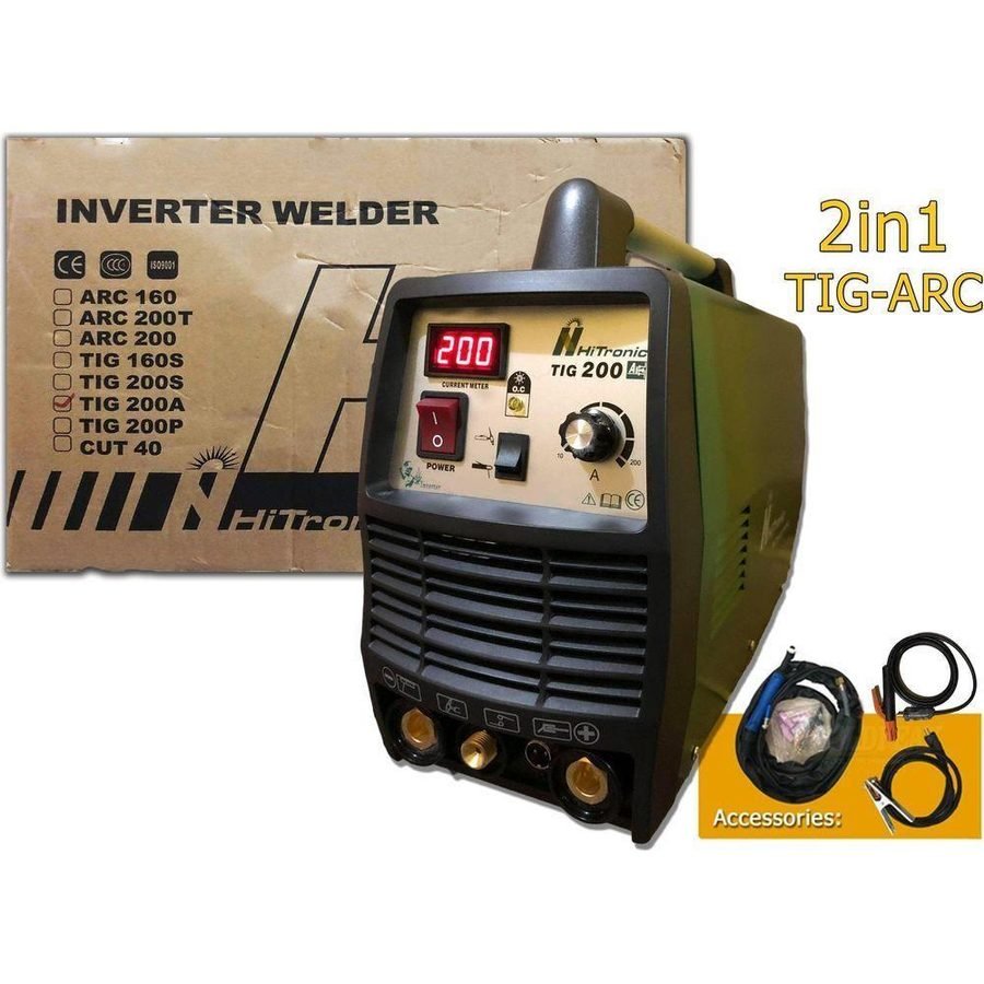Hitronic TIG 200CT / 200A Welding Machine 2in1 TIG ARC, Welding Supplies Welding Machines — Southend Philippines